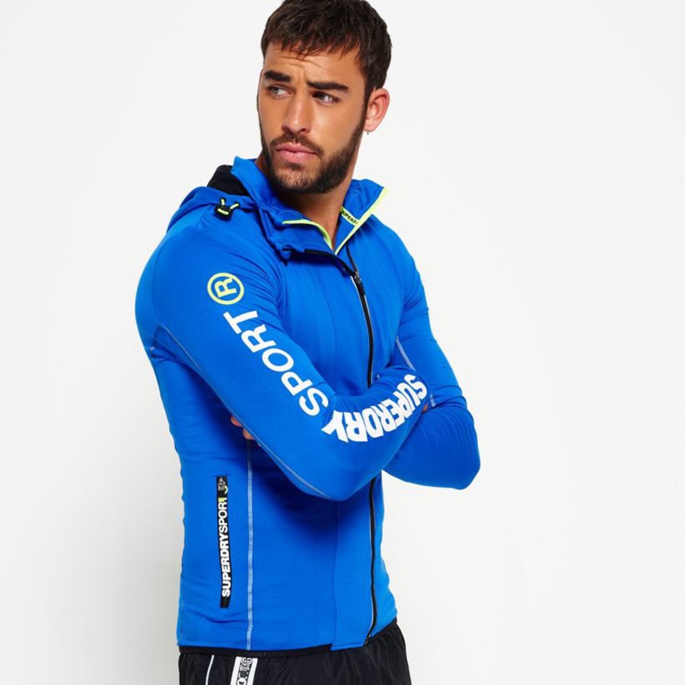 Superdry Blue Sport Hoodie